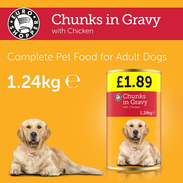 Euro Shopper Chunks in Gravy with Chicken 1.24kg (6 x 1.24kg)