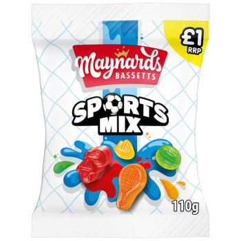 Maynards Bassetts Sports Mix Candy 110g (10 x 110g)