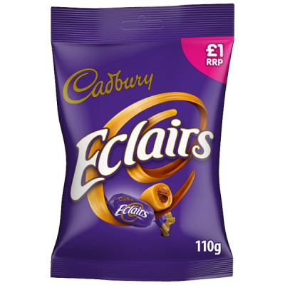 Cadbury Eclairs Sugar Confectionery 110g (12 x 110g)