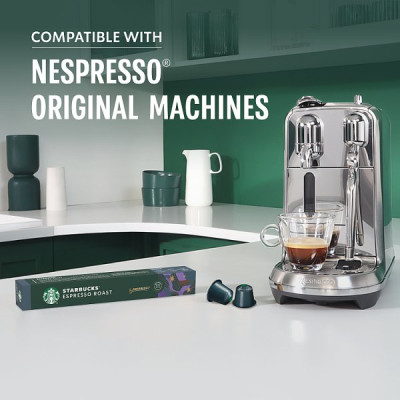 Starbucks® by Nespresso® Dark Espresso Roast Coffee Capsules X10 (12 x 10pk)