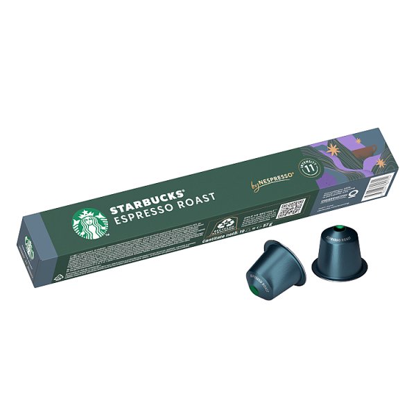 Starbucks® by Nespresso® Dark Espresso Roast Coffee Capsules X10 (12 x 10pk)