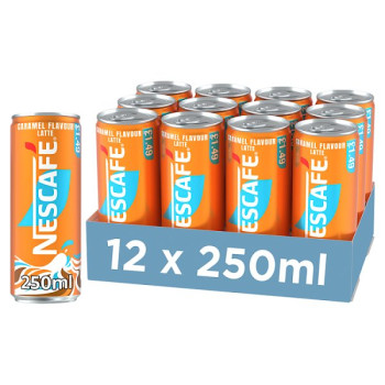 Nescafé Caramel Flavour Latte 250ml (12 x 250ml)