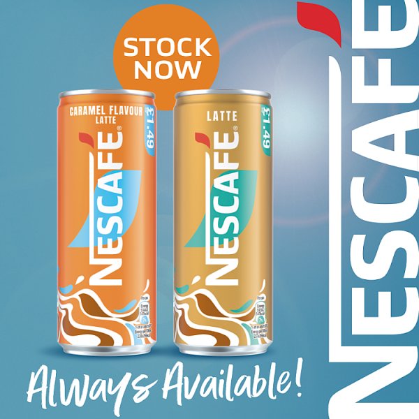 Nescafé Caramel Flavour Latte 250ml (12 x 250ml)