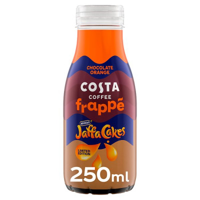 Costa Coffee Frappe Jaffa Cakes Chocolate Orange Iced Coffee 250ml Bottle (12 x 250ml)