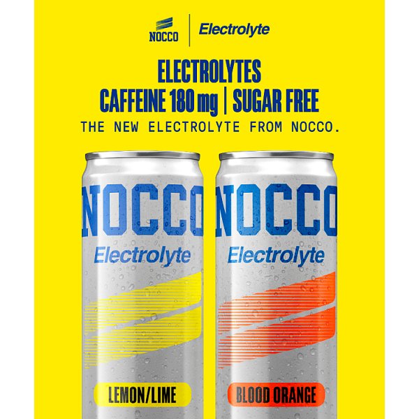 Nocco Lemon Lime Electrolyte 355ml (12 x 355ml)