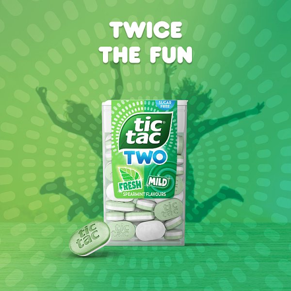 Tic Tac Two Spearmint Flavour 38.5g (16 x 50g)