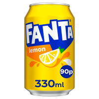 Fanta Lemon PM 90p 330ml Can  (24 x 330ml)