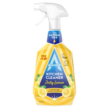 Astonish Zesty Lemon Kitchen Cleaner 750ml (6 x 750ml) Astonish Zesty Lemon Kitchen Cleaner 750ml (6 x 750ml)