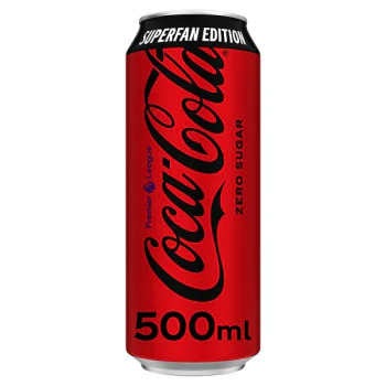 Coca-Cola Zero Sugar 500ml Superfan Can (12 x 500ml) Coca-Cola Zero Sugar 500ml Superfan Can (12 x 500ml)