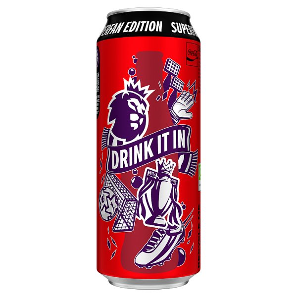 Coca-Cola Zero Sugar 500ml Superfan Can (12 x 500ml)