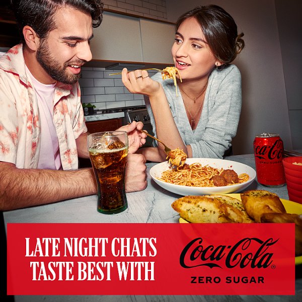 Coca-Cola Zero Sugar 18 x 330ml Cans  (1 x 18x330m)
