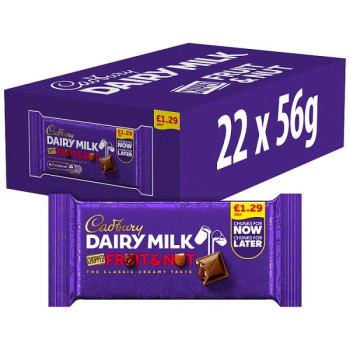 Cadbury Dairy Milk Chocolate 56g (22 x 56G) Cadbury Dairy Milk Chocolate 56g (22 x 56G)