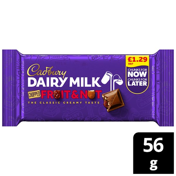 Cadbury Dairy Milk Chocolate 56g (22 x 56G)