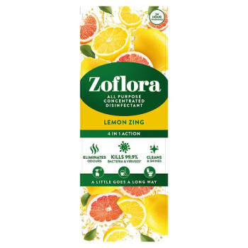 Zoflora 4 in 1 Action All Purpose Concentrated Disinfectant Linen Fresh 120ml (12 x 120ml)