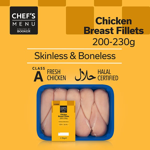 CM Chicken Fillet 200-230g (4 x 2.5kg)