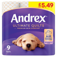 Andrex Ultimate Quilts 9 roll (4 x 9Roll)
