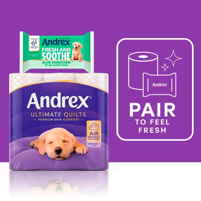 Andrex Ultimate Quilts 9 roll (4 x 9Roll)