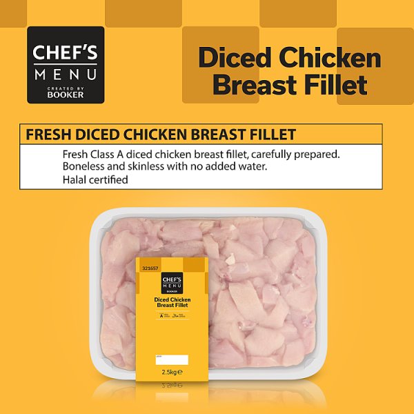 CM Diced Chicken Fillet (4 x 2.5kg)