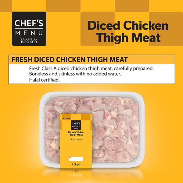 CM Diced Chicken Thigh (4 x 2.5kg)