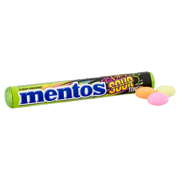 Mentos Sour Tones Chewy Dragees 37.5g (40 x 37.5g)