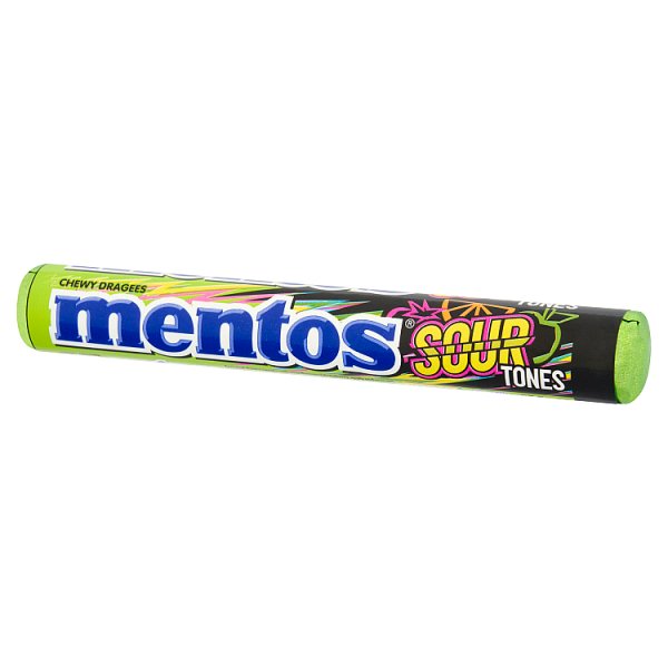Mentos Sour Tones Chewy Dragees 37.5g (40 x 37.5g)