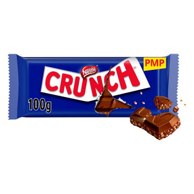 Crunch Milk Chocolate Bar 100g (20 x 100g)