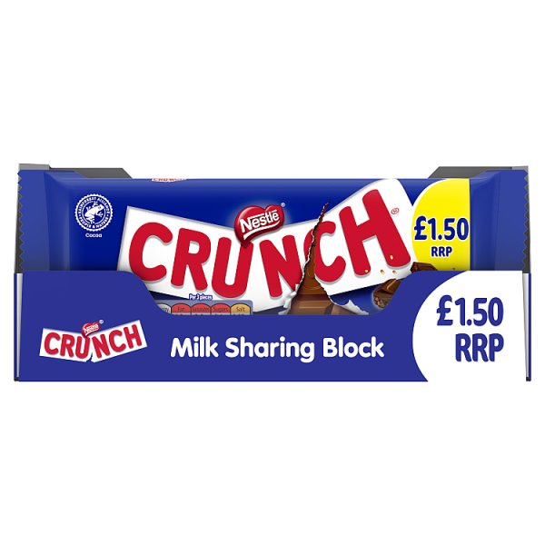 Crunch Milk Chocolate Bar 100g (20 x 100g)