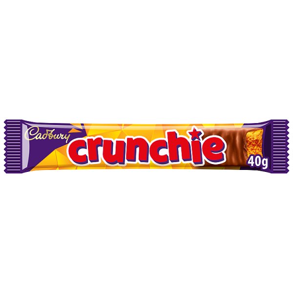 Cadbury Crunchie Chocolate Bar 40g (48 x 40g)