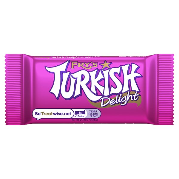 Fry's Turkish Delight Chocolate Bar 51g (48 x 51g)