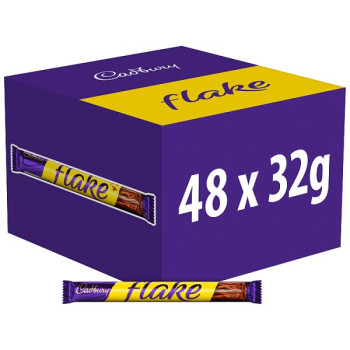 Cadbury Flake Chocolate Bar 32g (48 x 32g)