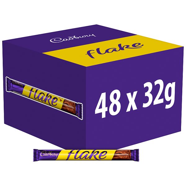 Cadbury Flake Chocolate Bar 32g (48 x 32g)