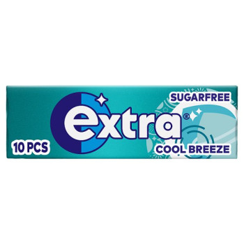Extra Chewing Gum Sugar Free Cool Breeze x10 Pieces (30 x 10pk)