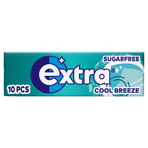 Extra Chewing Gum Sugar Free Cool Breeze x10 Pieces (30 x 10pk)