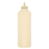Large Beige Plastic Mustard Dispenser (1 x Lge)