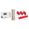 50 x 12 Inch Silver/Gold Catering Crackers (1 x 50s)