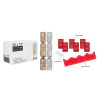 50 x 12 Inch Silver/Gold Catering Crackers (1 x 50s)