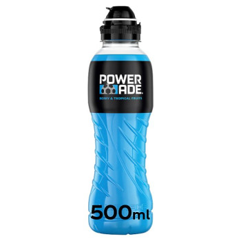 Powerade Berry and Tropical Sports Drink 12 x 500ml Bottles (12 x 500ml) Powerade Berry and Tropical Sports Drink 12 x 500ml Bottles (12 x 500ml)