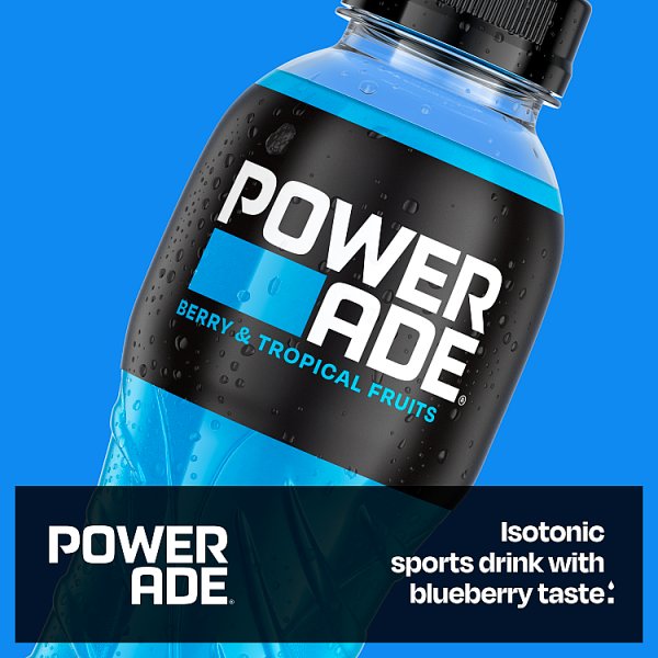Powerade Berry and Tropical Sports Drink 12 x 500ml Bottles (12 x 500ml)
