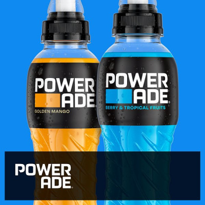 Powerade Berry and Tropical Sports Drink 12 x 500ml Bottles (12 x 500ml)
