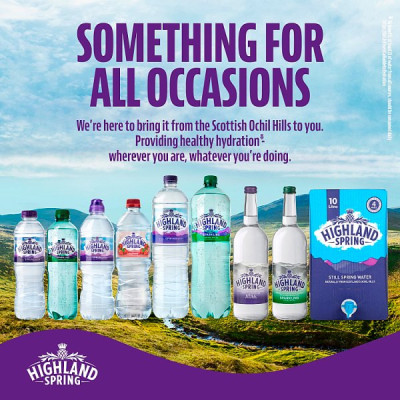 Highland Spring Sparkling Spring Water 500ml (24 x 500ml)