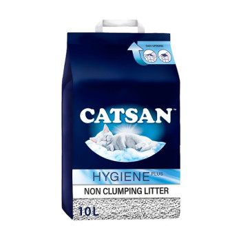 Catsan Hygiene Non-Clumping Odour Control Cat Litter 10L (1 x 10ltr)