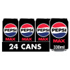 Pepsi Max No Sugar Cola Can 330ml (24 x 330ml)
