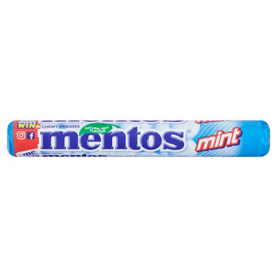 Mentos Mint Chewy Dragees 38g (40 x 38g)