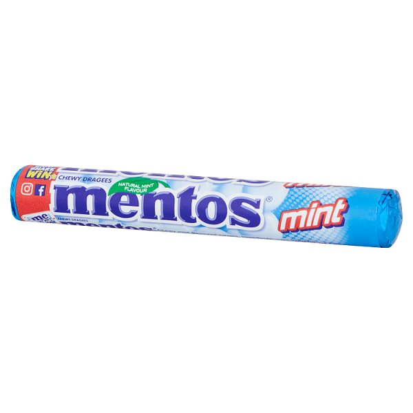 Mentos Mint Chewy Dragees 38g (40 x 38g)