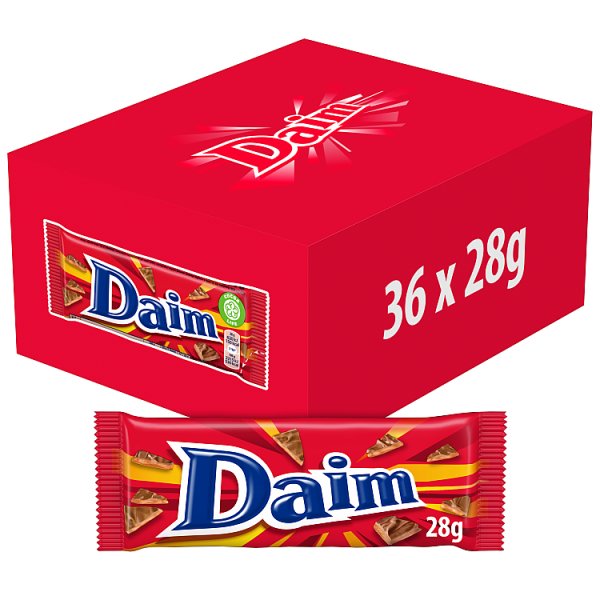 Daim Chocolate Bar 28g (36 x 28g)