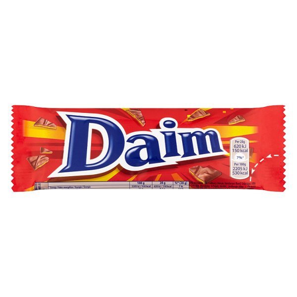 Daim Chocolate Bar 28g (36 x 28g)