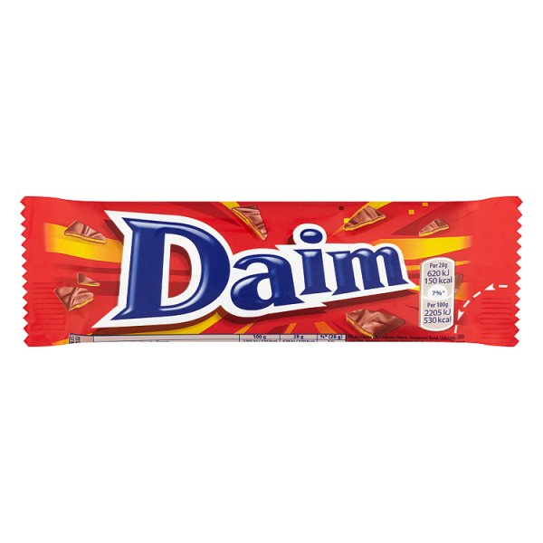 Daim Chocolate Bar 28g (36 x 28g)