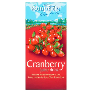 Sunpride Cranberry Juice Drink 1 Litre (12 x 1ltr) Sunpride Cranberry Juice Drink 1 Litre (12 x 1ltr)
