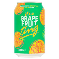 Ting Carbonated Grapefruit Juice Drink 330ml (24 x 330ml)