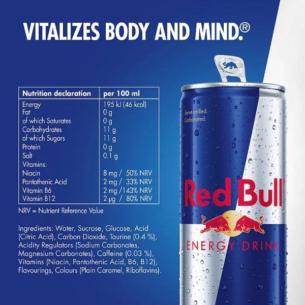 Red Bull Energy Drink 250ml 24 Pack (24 x 250ml)